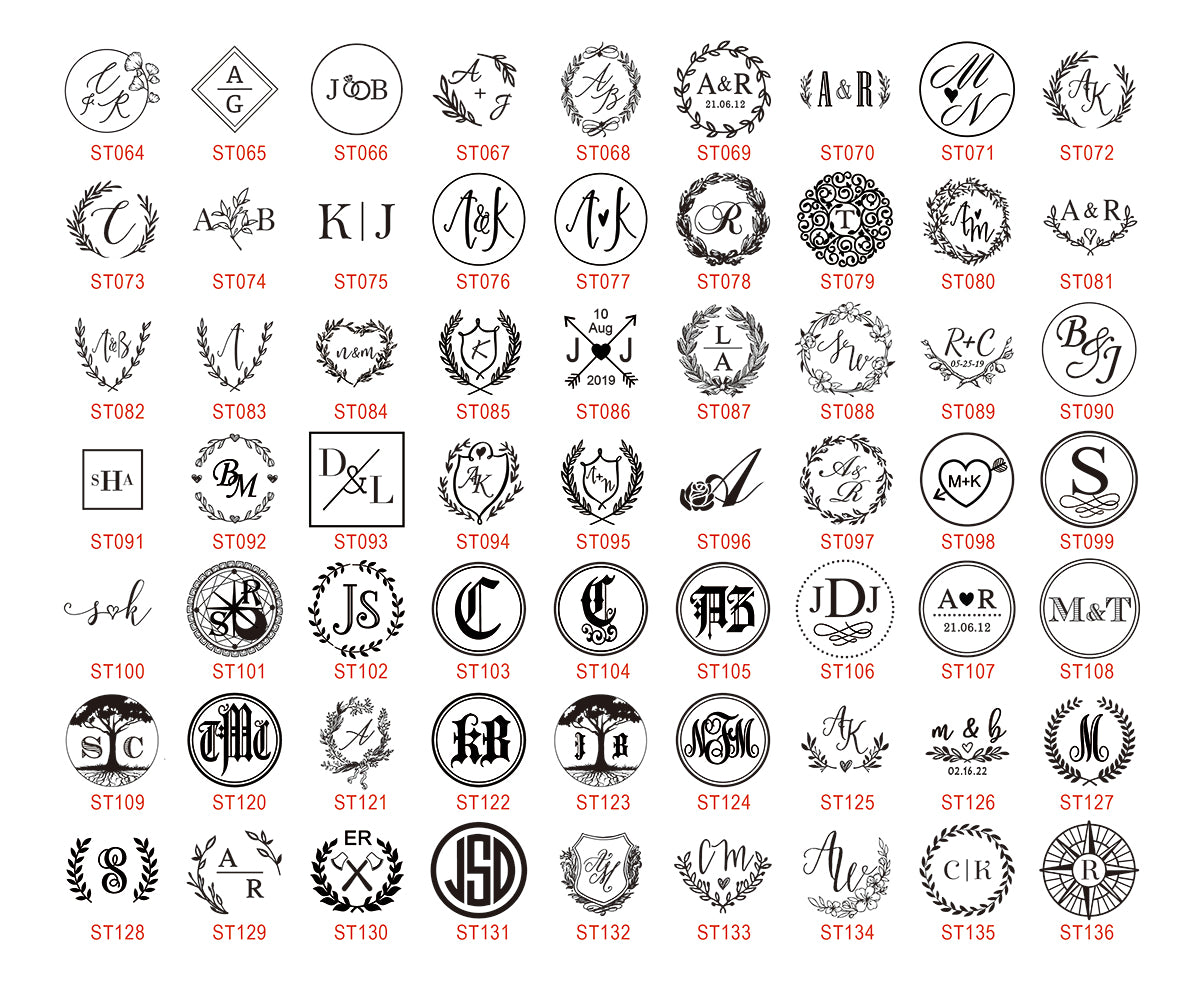Custom Initials Wax Seal Stamp