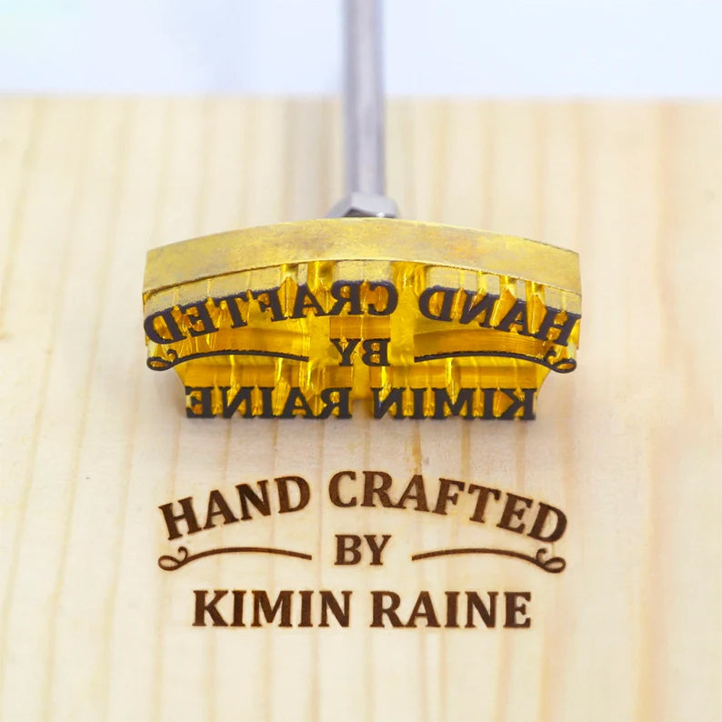 Custom Brand Iron for Wood with Hand Crafted Signature