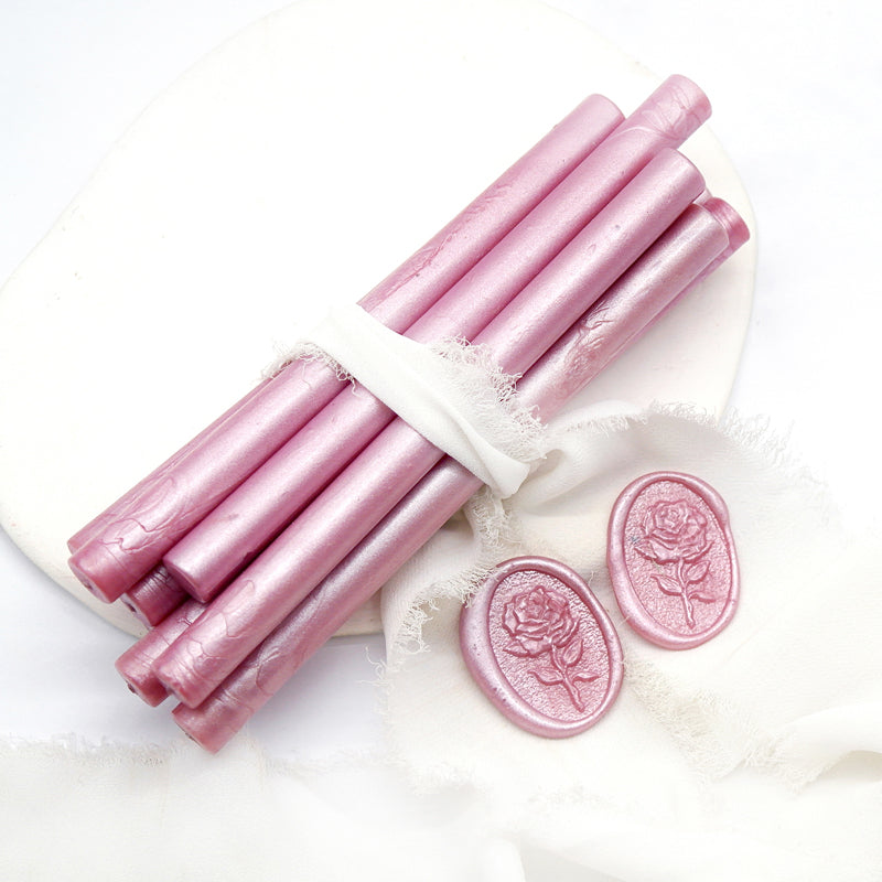 Pearlescent L. Dusty Rose Pink Sealing Wax – sealingwaxstamp