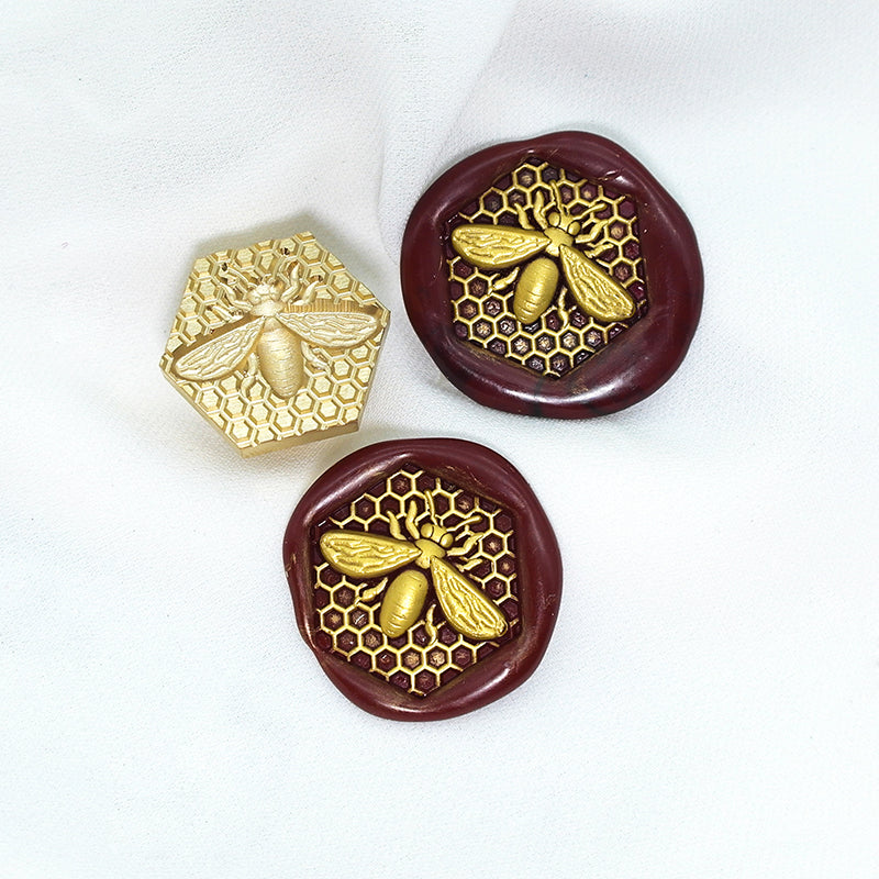 How to custom Wax Seal Stamp and create Bee Wax Seals