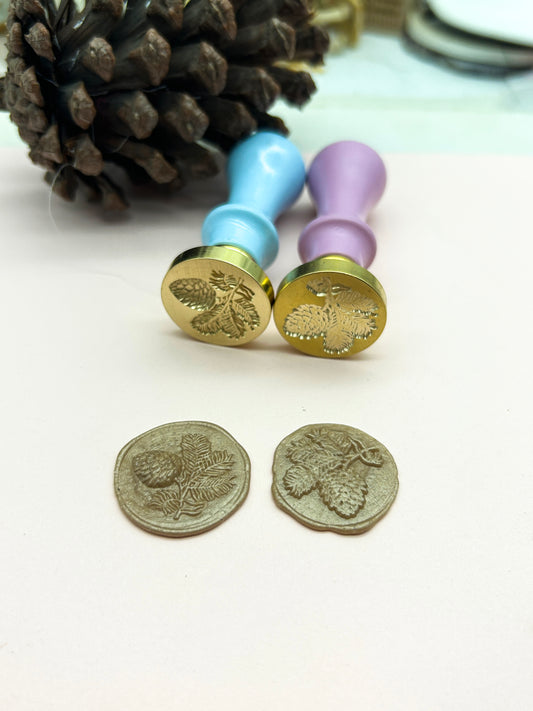 How to Use a Wax Seal Stamp to Make Beautiful Pinecone Wax Seals