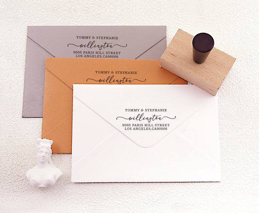 Custom Return Address Rubber Stamp