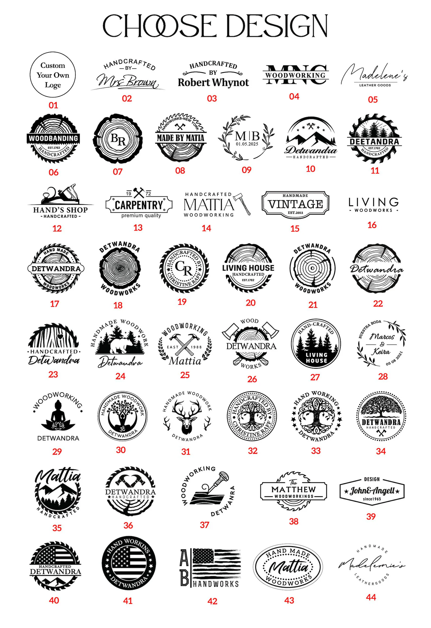 branding iron designs