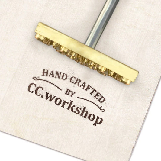 Custom Branding Iron Stamp with Your Workshop Name