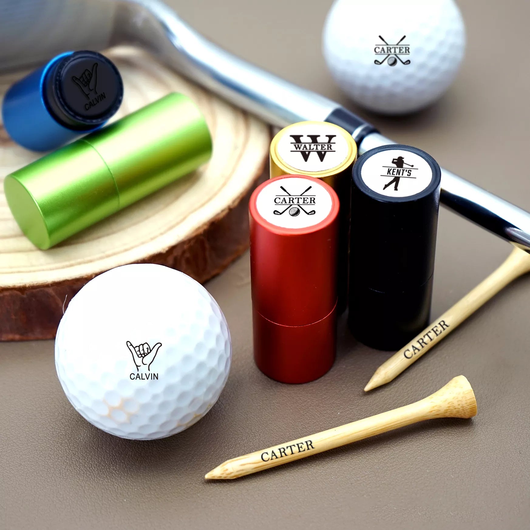 Personalized Golf Ball Stamp Tool | Custom Golf Accessory | sealingwaxstamp