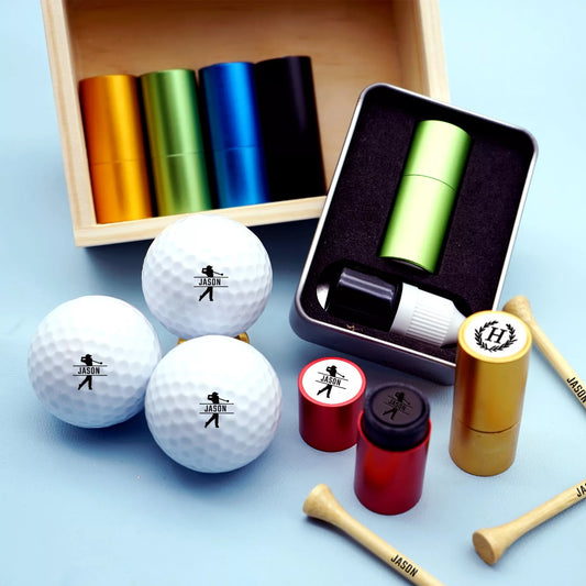 Custom Golf Ball Stamp | Personalized Golfer Gift | sealingwaxstamp