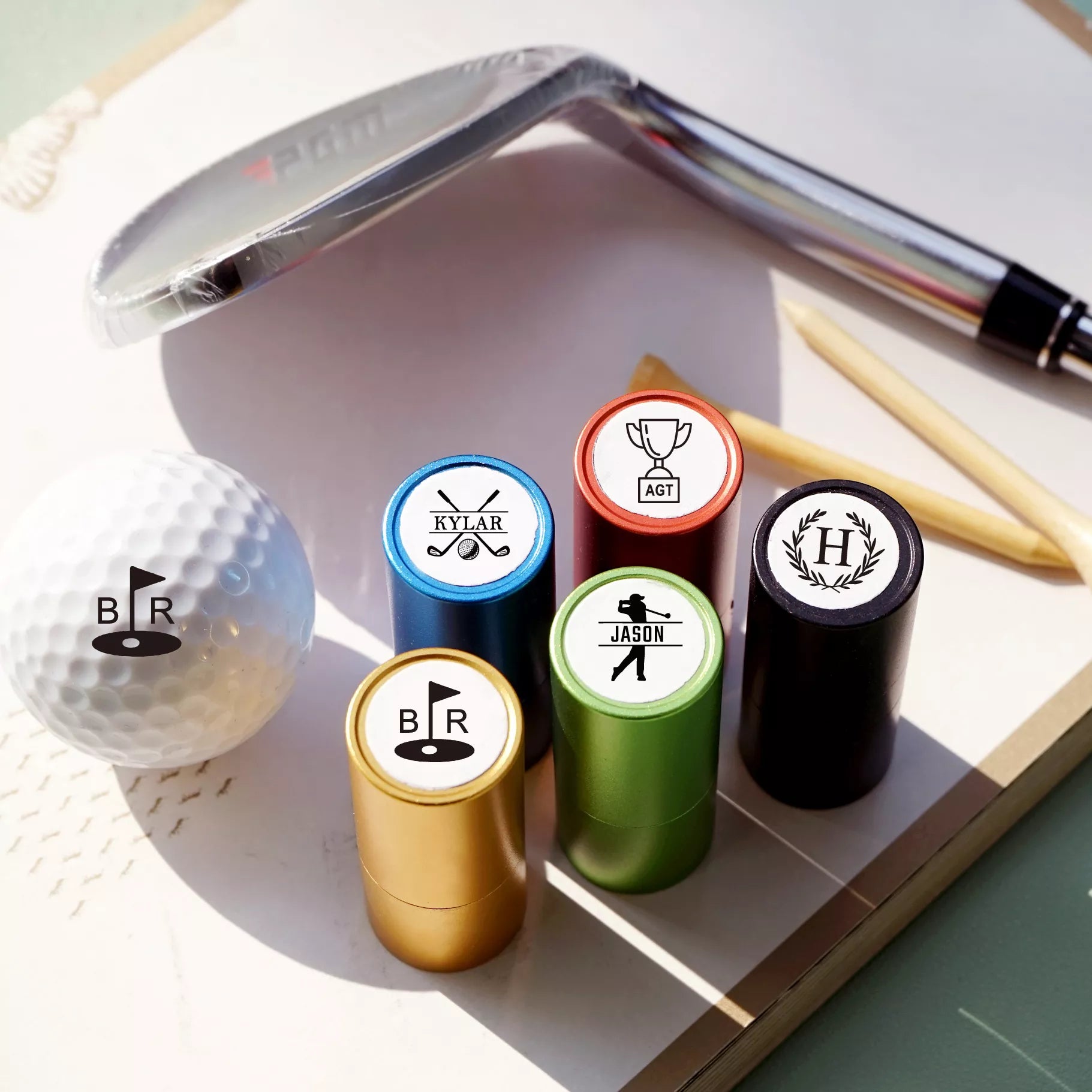 Custom Logo Golf Ball Stamp – Unique Golf Gift Set - From sealingwaxstamp