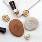 custom clay stamp