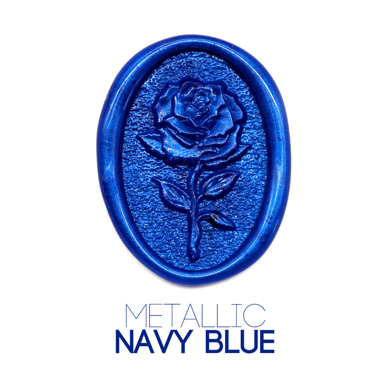 Metallic Navy Blue Sealing Wax Sticks – sealingwaxstamp