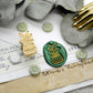 Wax Seal Stamp, created a wax seal with succulent plant design