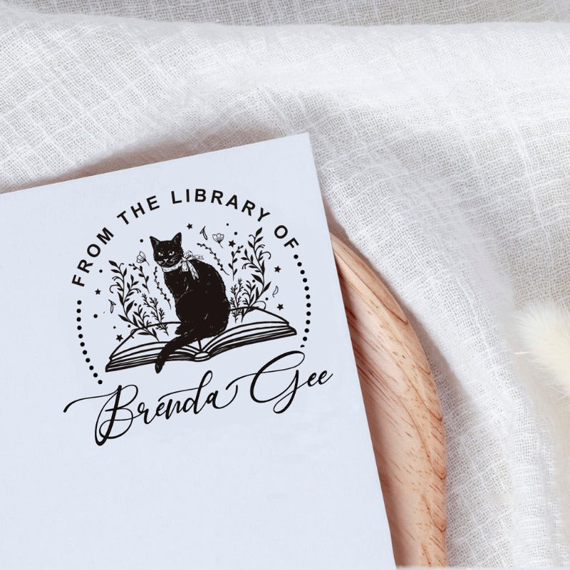 Novel Ex-Libris | Book Stamp | Personalized Book Stamp | Ex-Libris Stamp | Custom Book Stamp | order Library Stamp | Ex Libris