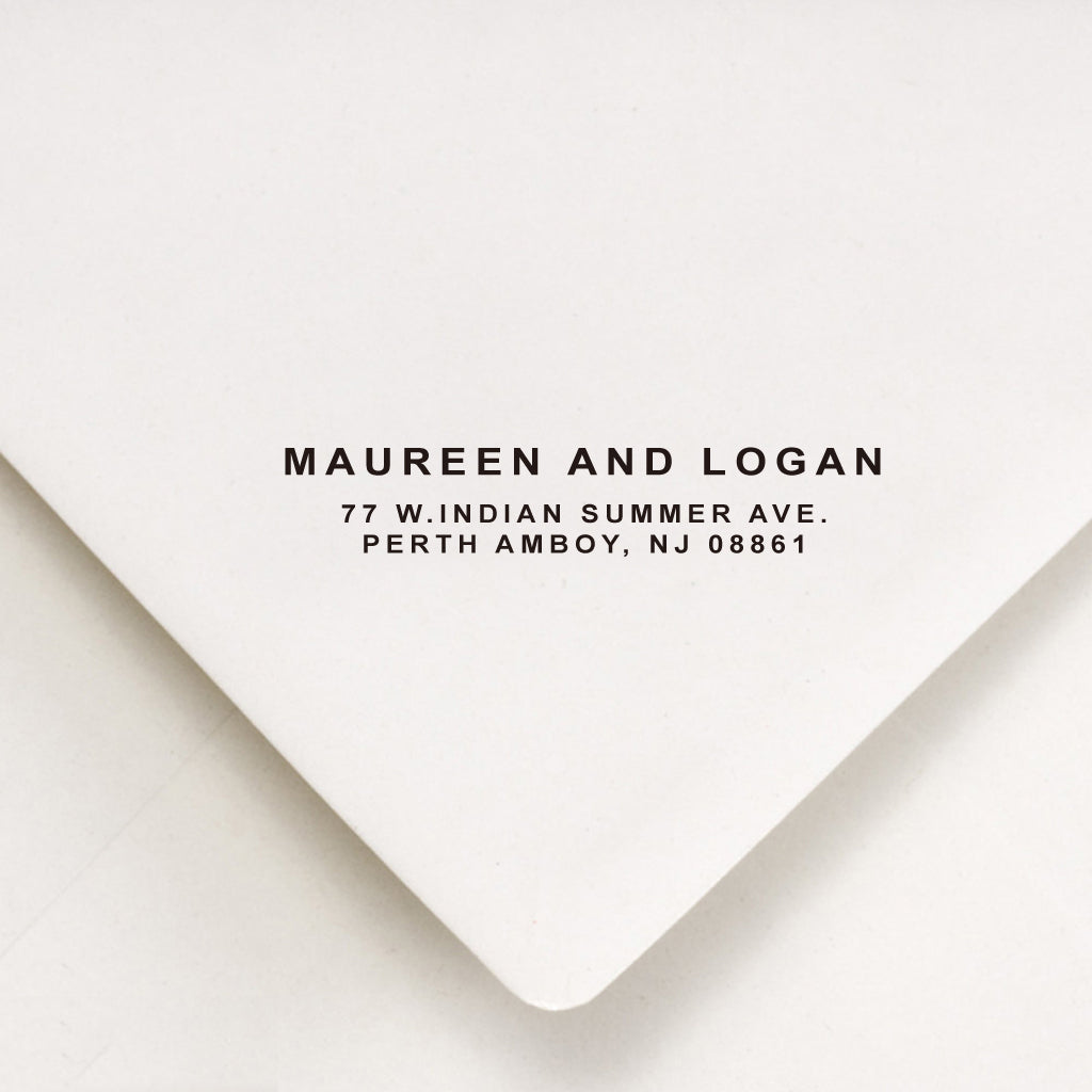 Custom Wedding Invitation Address Stamp – sealingwaxstamp