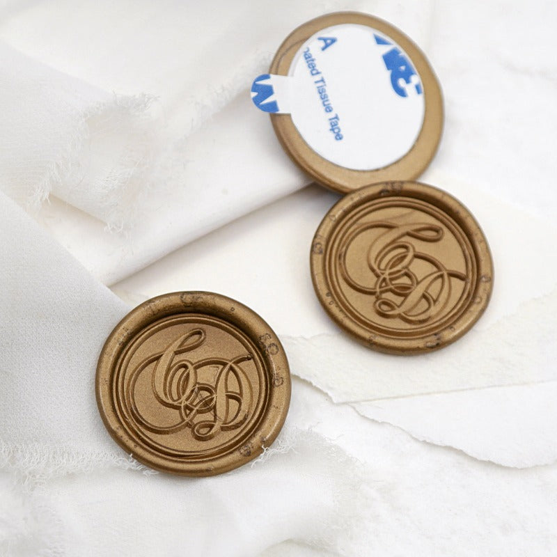 Custom Initialed Wax Seal Stamp  Letter Seals –